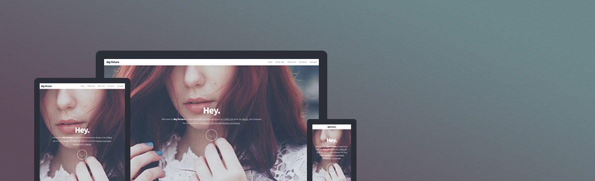 Big Picture template preview