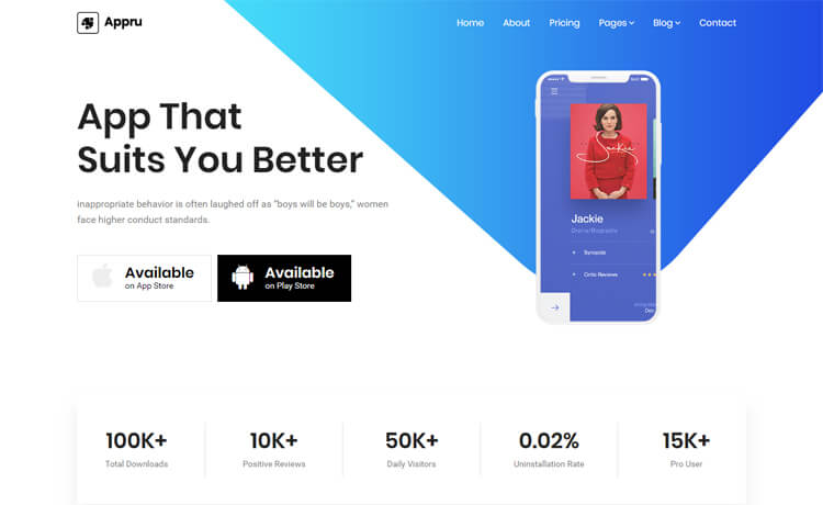 Appru template preview