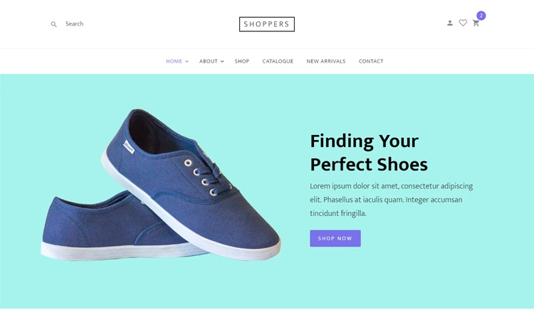 Shoppers template preview