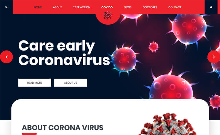 Covido template preview