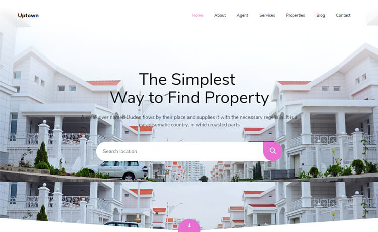 Uptown template preview