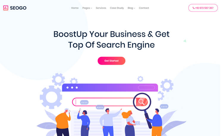 SeoGo template preview