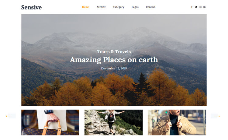 Sensive template preview