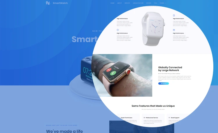 Watch template preview