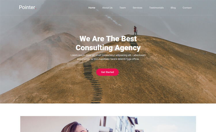 Pointer template preview